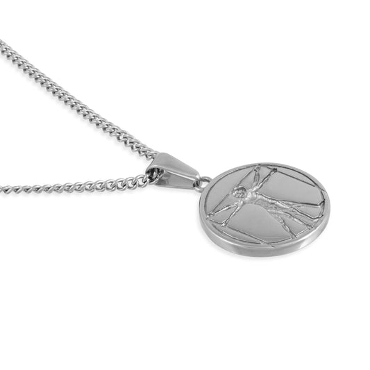 Concave Vitruvian Man Pendant