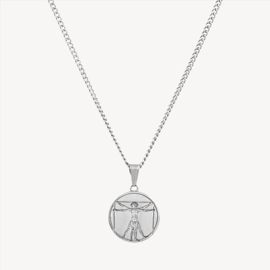 Concave Vitruvian Man Pendant