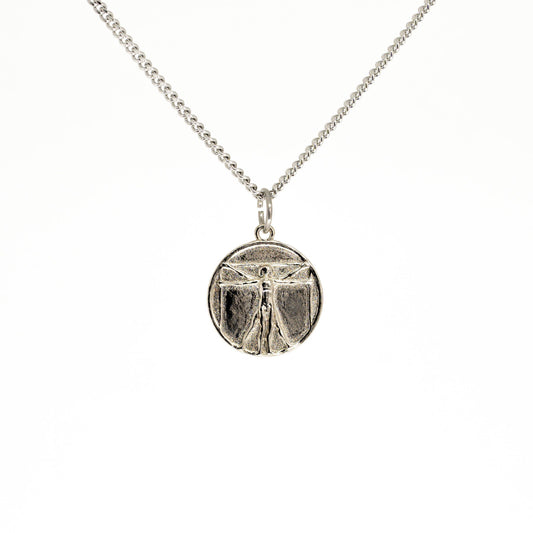 Convex Vitruvian Man Pendant