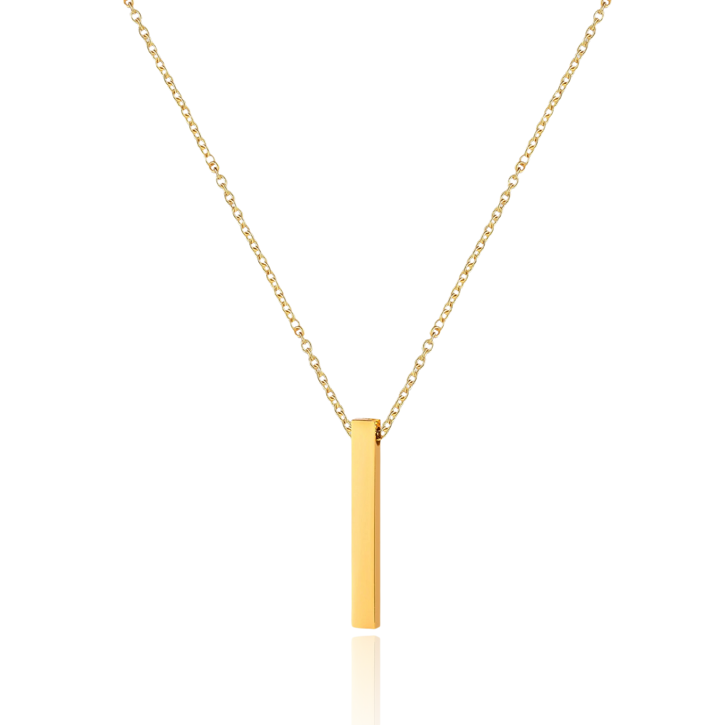 O Chain Bar Pendant