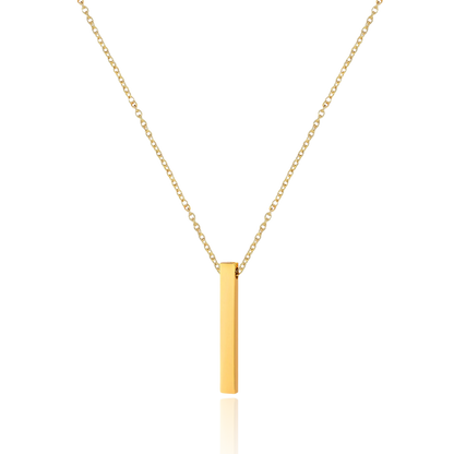 O Chain Bar Pendant