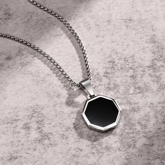 Octagon Onyx Pendant
