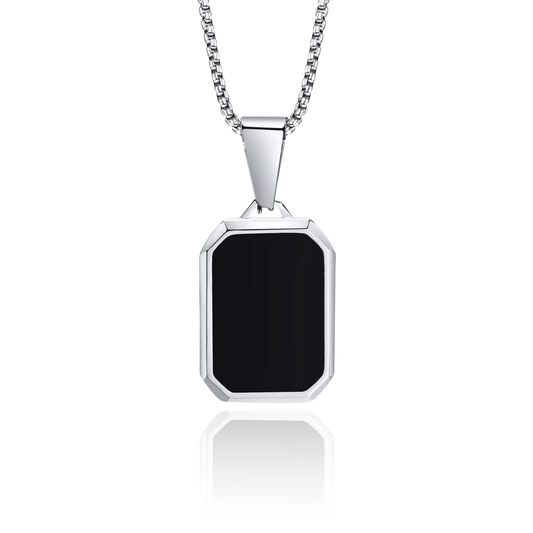 Rectangle Onyx Pendant