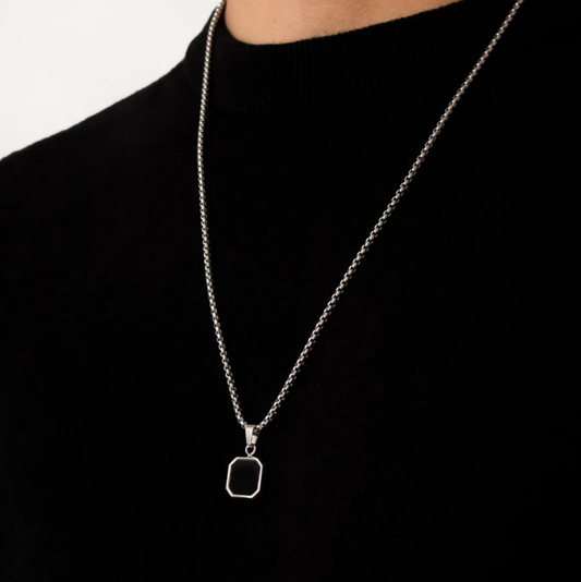 Square Onyx Pendant